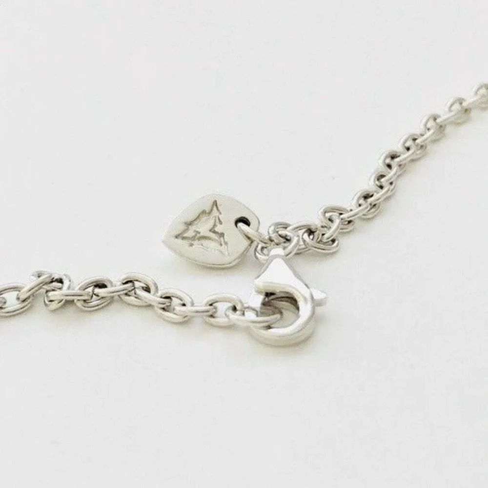 Stephen Webster Sterling Silver Chrysoprase Station Necklace - Picture 6 of 7